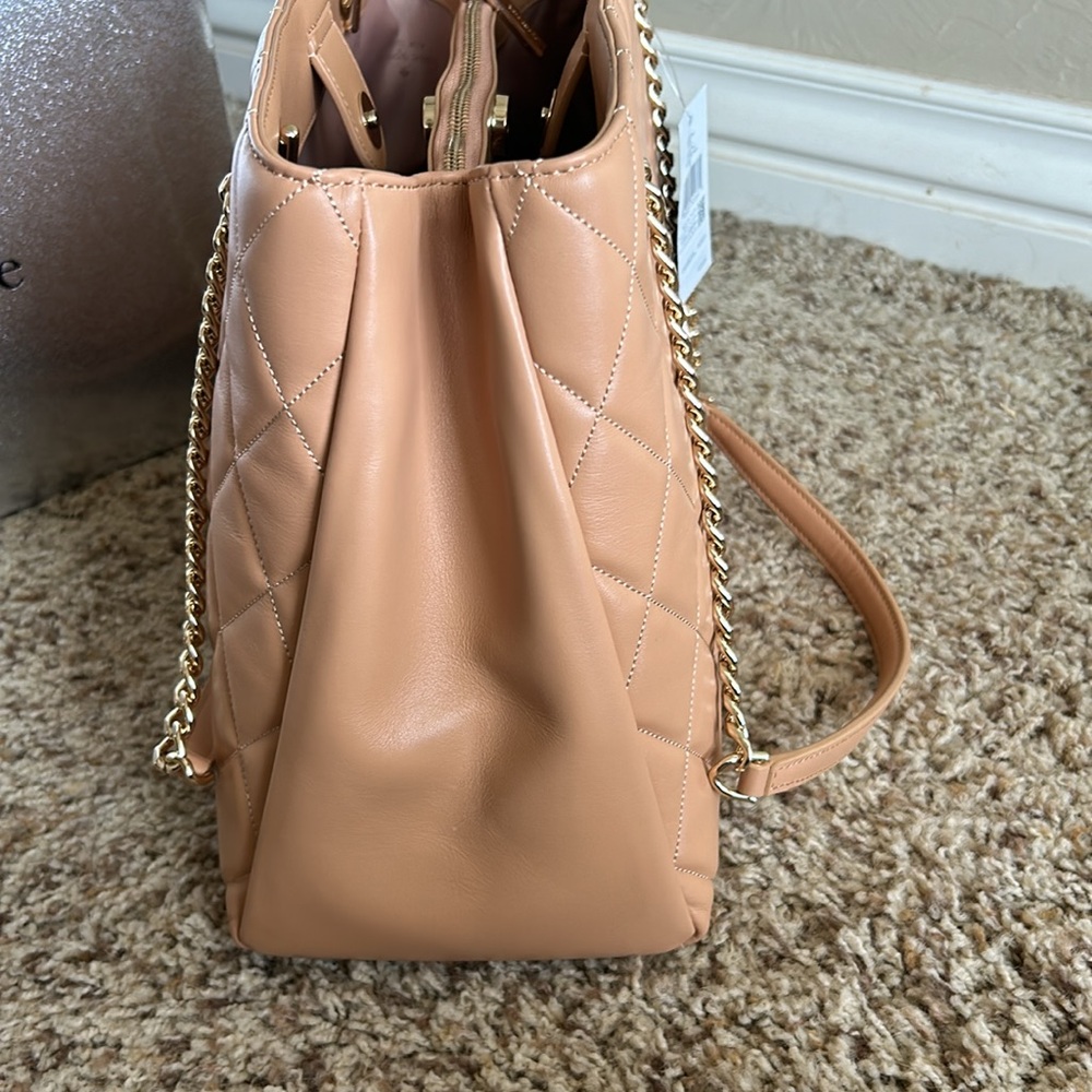Kate Spade Tan Quilted Shoulder Bag - Picture 4 of 7